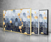 Abstract Marble Style Tempered Glass Wall Art
