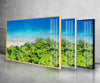 Tropical Islands Nature Tempered Glass Wall Art