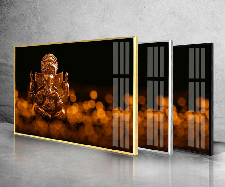 Lord Ganesha Glass Wall Artwork | Custom Wall Decor