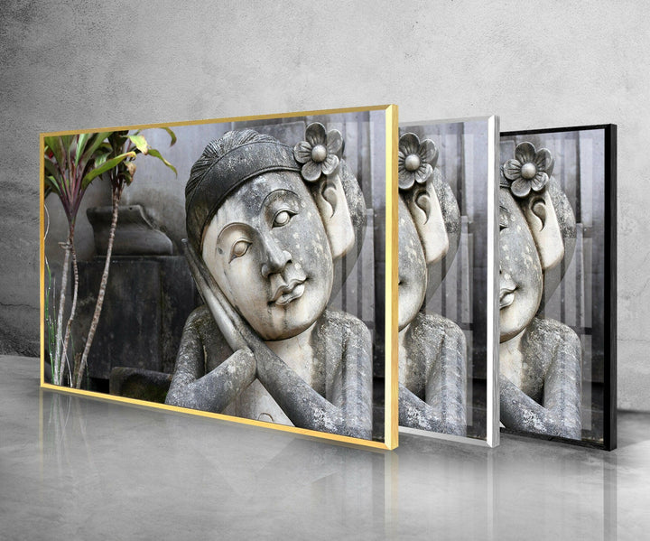 Hindu Statue Tempered Glass Wall Art - MyPhotoStation