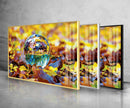 Sea and Sunset View Tempered Glass Wall Art