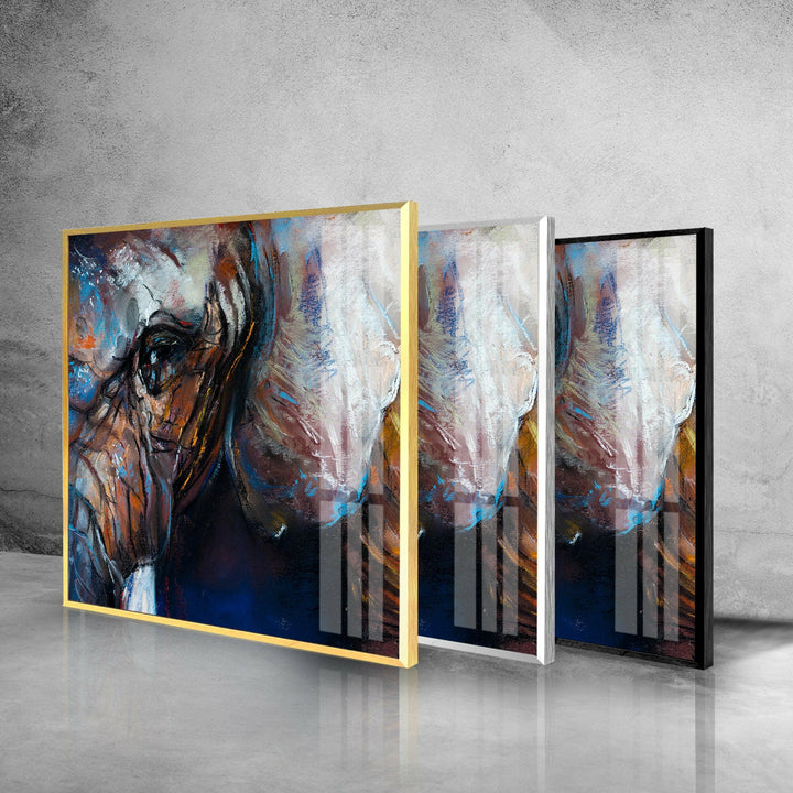 Elephant Tempered Glass Wall Art - MyPhotoStation