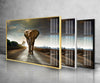 Vivid Elephant Art Tempered Glass Wall Art