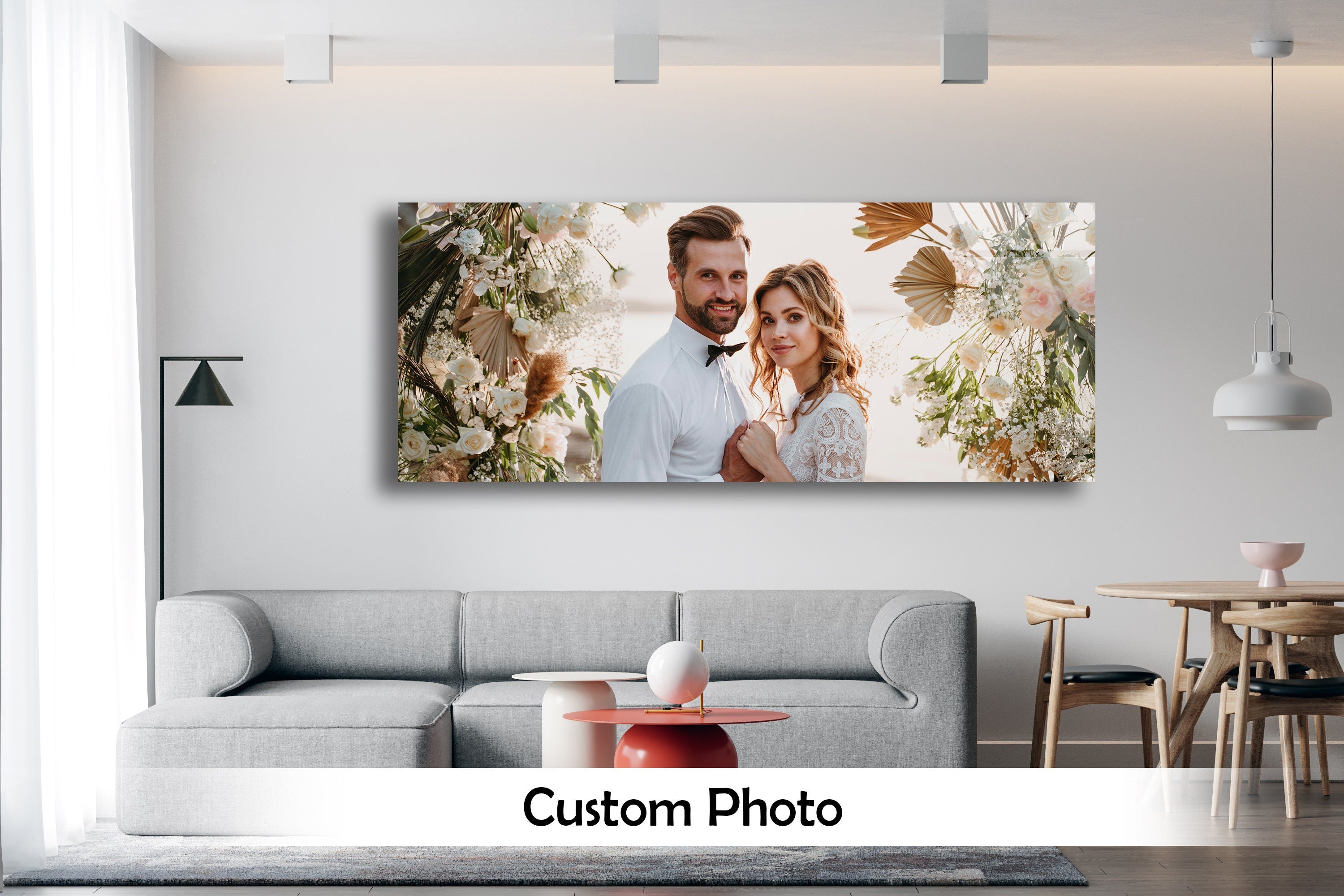Custom Size and Photo Tempered Glass Wall Art