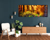 Autumn Forest Leaves   Tempered Glass Wall Art