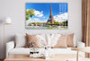 Eiffel Tower France Paris Tempered Glass Wall Art