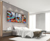 Colorful Stained Abstract Tempered Glass Wall Art