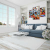Colorful Stained Abstract Tempered Glass Wall Art