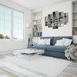 New York Bridge Panoramic Tempered Glass Wall Art