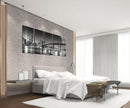 New York Bridge Panoramic Tempered Glass Wall Art