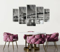New York Bridge Panoramic Tempered Glass Wall Art