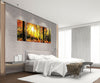 Forest View Panoramic Tempered Glass Wall Art
