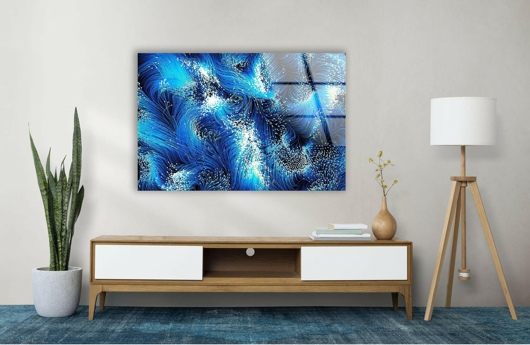 Abstract Tempered Glass Wall Art - MyPhotoStation