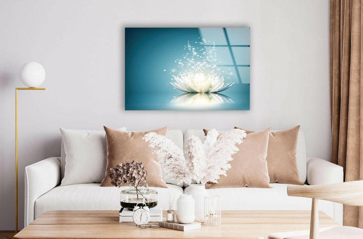 Flower Tempered Glass Wall Art - MyPhotoStation