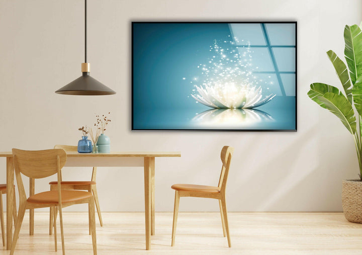 Flower Tempered Glass Wall Art - MyPhotoStation