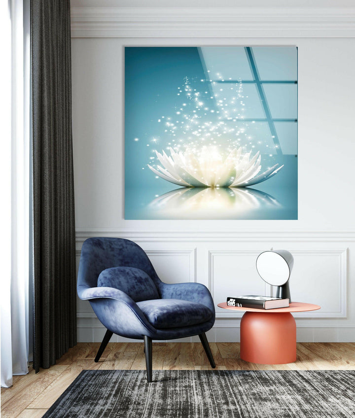 Flower Tempered Glass Wall Art - MyPhotoStation- Our modern glass wall art will make your living room look better, or you can choose glass wall art for the living room to make a captivating center point. Our glass wall hanging choices make it easy and stylish to show off glass art, glass panel art, and glass panel artwork. With glass photo prints, you can keep your favorite memories alive forever as photographs or pictures on glass that look like they're coming to life.