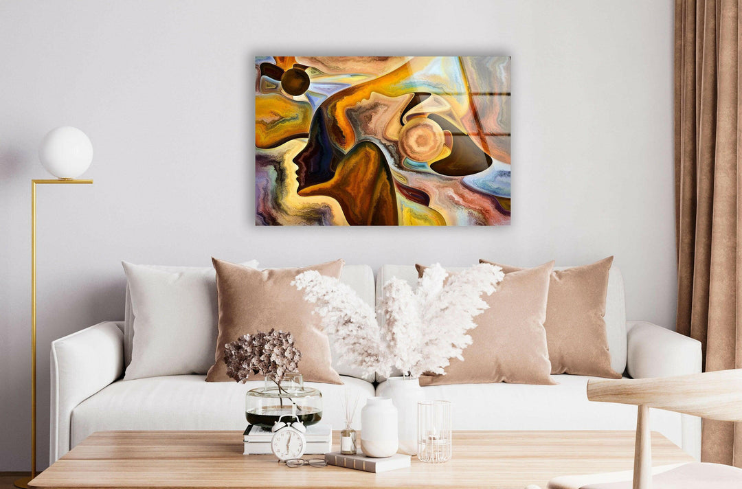 Modern Art Tempered Glass Wall Art - MyPhotoStation