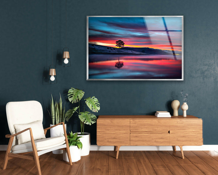 Scenic Evening Glow – A Soothing and Elegant Wall Decor
