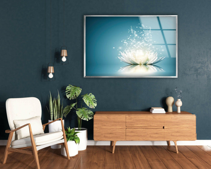 Flower Tempered Glass Wall Art - MyPhotoStation