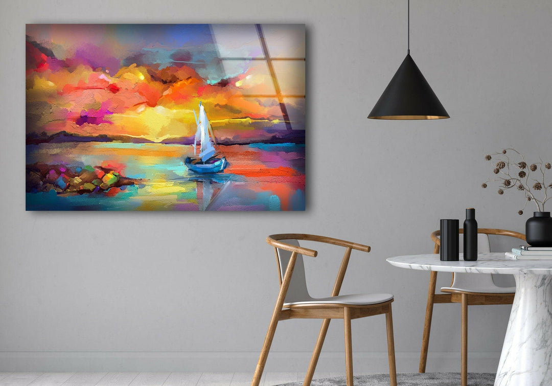 Large landscape wall art transforming spaces with bold, immersive depictions of natural landscapes
