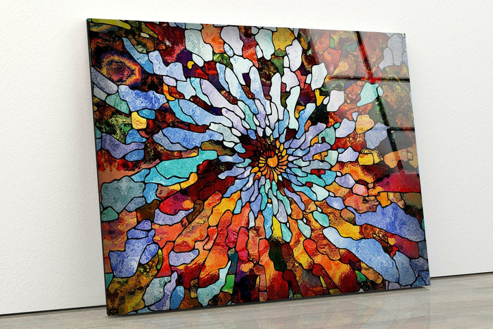 Colorful Stained Design Glass Wall Art - Elevate your home decor with stunning Glass Wall Art. Our tempered glass wall art features vibrant colors, modern designs, and custom options. Perfect for living rooms, kitchens, and more. Discover the beauty of glass paintings and wall pictures today. Free shipping and secure packaging included.