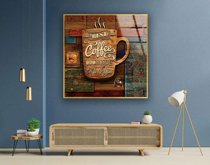 Coffee Tempered Glass Wall Art - MyPhotoStation - Our modern glass wall art will make your living room look better, or you can choose glass wall art for the living room to make a captivating center point. Our glass wall hanging choices make it easy and stylish to show off glass art, glass panel art, and glass panel artwork. With glass photo prints, you can keep your favorite memories alive forever as photographs or pictures on glass that look like they're coming to life.