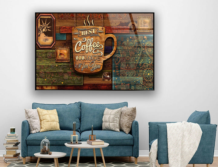 Coffee Tempered Glass Wall Art - MyPhotoStation - High-quality materials and cutting-edge printing methods are used to make our Glass Wall Art and Tempered Glass Wall Art. These pieces not only show off your best designs and images in great detail, but they also last a very long time. Our range of glass paintings and wall pictures will keep your home looking stylish and up-to-date.