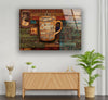 Coffee Decor Tempered Glass Wall Art