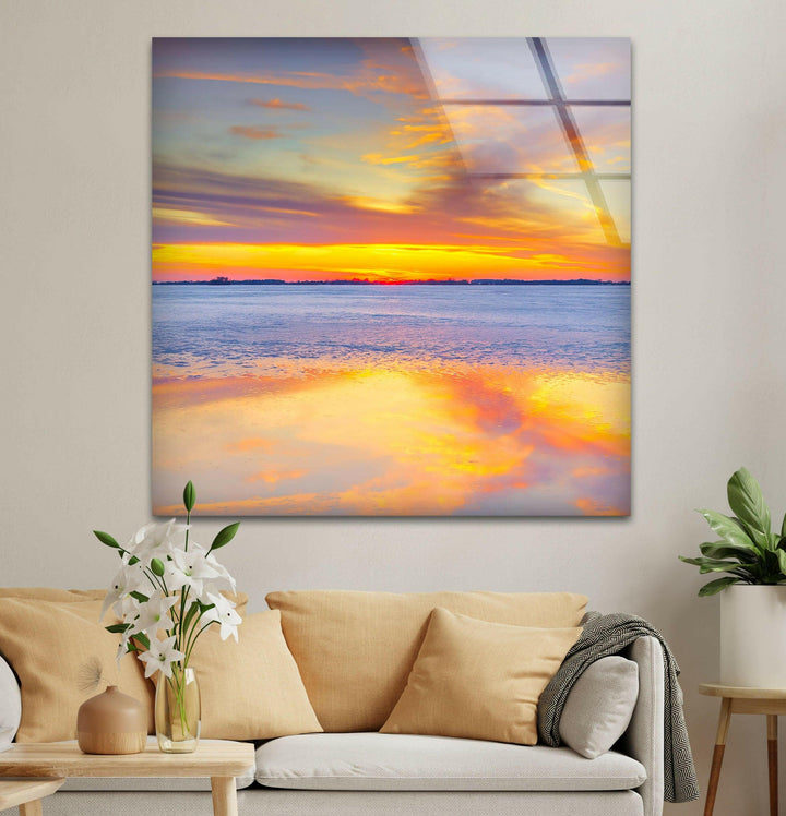 Large landscape wall art perfect for creating a focal point in any room with its grandeur and detail

