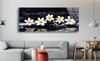Panoramic Orchid Tempered Glass Wall Art