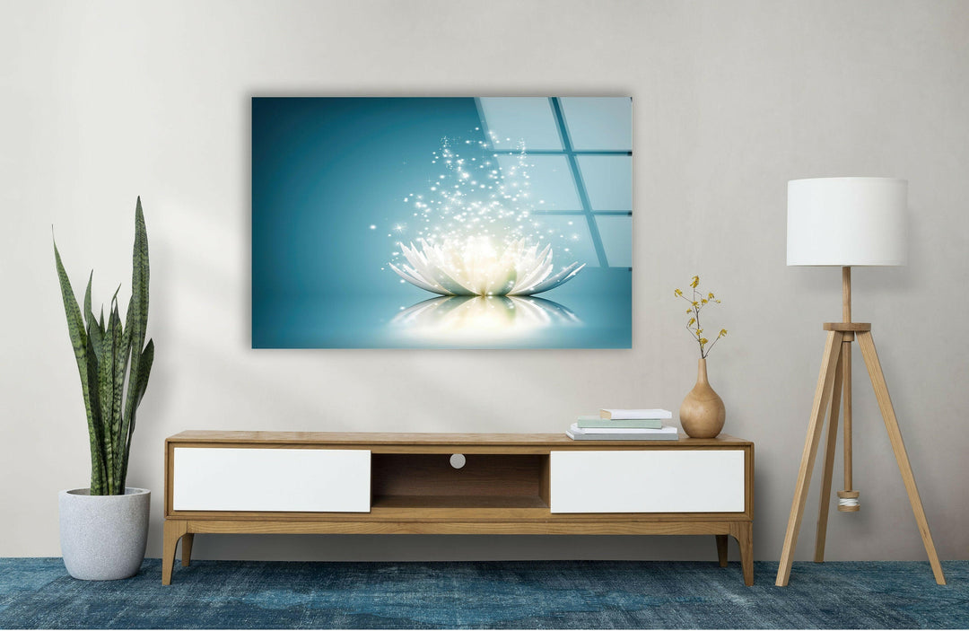 Flower Tempered Glass Wall Art - MyPhotoStation - Unique and able to be changed We have many types of custom glass pictures and big glass photo prints that you can choose from. You can print photos on glass to make it more unique. Our custom choices make sure that your wall art is truly one of a kind, whether it's abstract glass art, blue glass wall art, or flowers painted on glass. You can get big toughened glass wall art to make a statement,