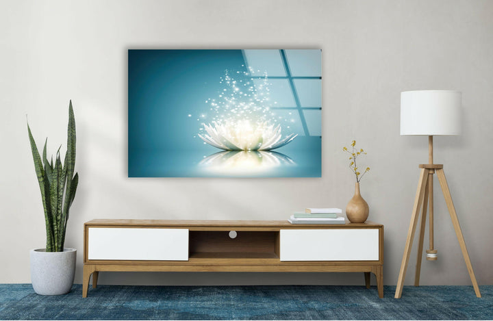 Flower Tempered Glass Wall Art - MyPhotoStation - Unique and able to be changed We have many types of custom glass pictures and big glass photo prints that you can choose from. You can print photos on glass to make it more unique. Our custom choices make sure that your wall art is truly one of a kind, whether it's abstract glass art, blue glass wall art, or flowers painted on glass. You can get big toughened glass wall art to make a statement,