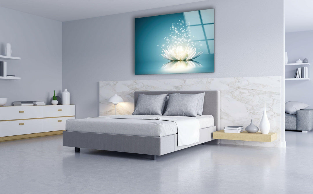 Flower Tempered Glass Wall Art - MyPhotoStation