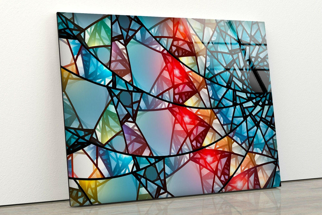 Colorful Mosaic Art Glass Wall Art glass art painting, glass art for the Wall