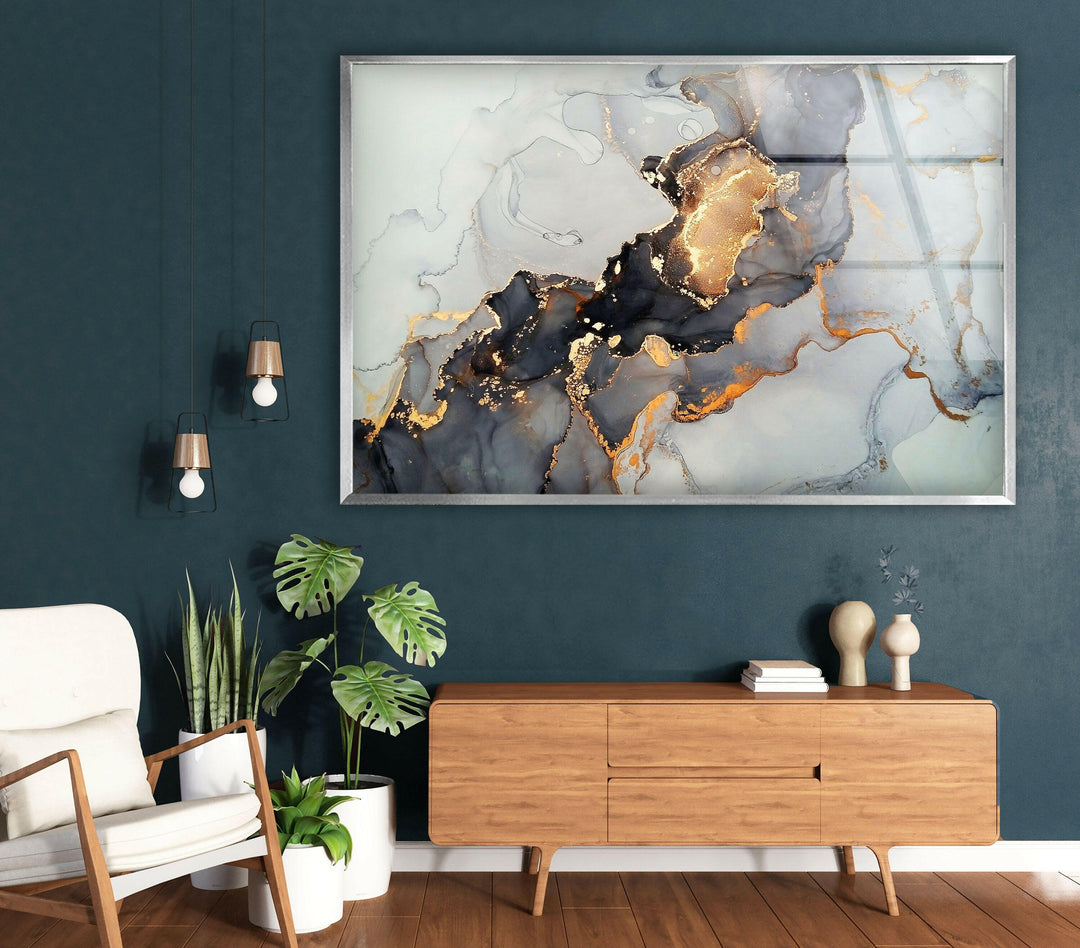 Abstract Tempered Glass Wall Art - MyPhotoStation