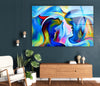 Abstract Woman Tempered Glass Wall Art
