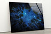 Night Sky View Tempered Glass Wall Art