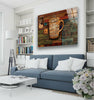 Coffee Decor Tempered Glass Wall Art