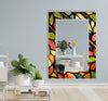 Stained Tempered Glass Wall Mirror
