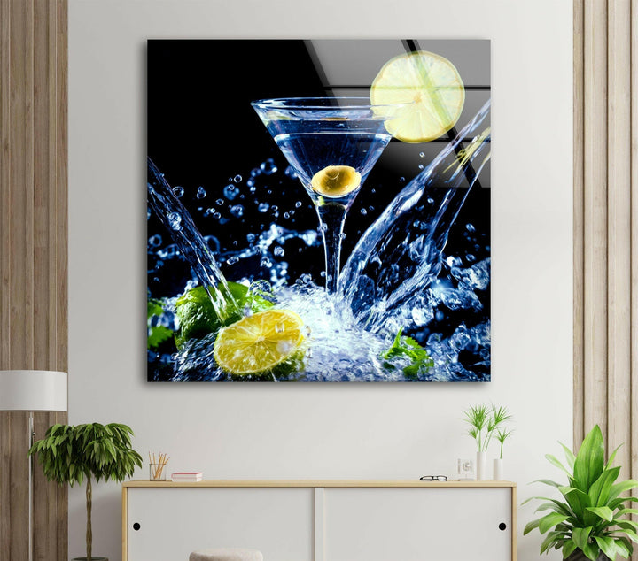 Cocktail Drinks Glass Wall Art Impressive Large Glass Photo Prints