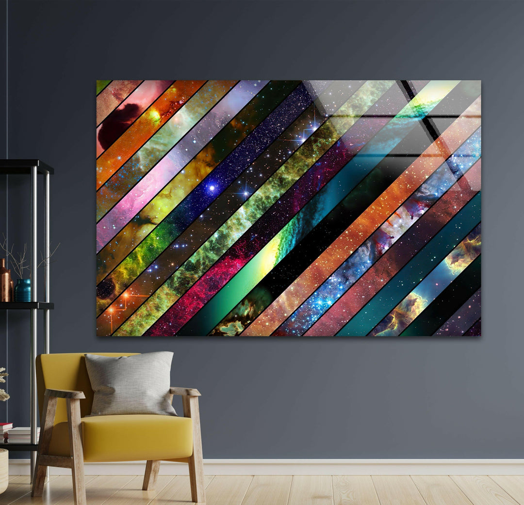 Stained Space Glass Wall Art stained glass wall art, stained glass wall decor