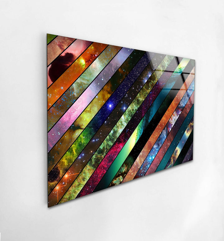 Stained Space Glass Wall Art large glass photo prints, glass wall photos