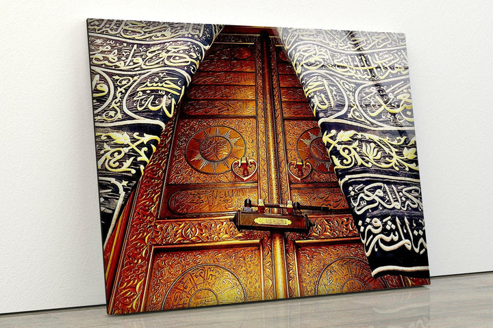Mecca Makkah al-Mukarramah Print on Glass Art Pieces