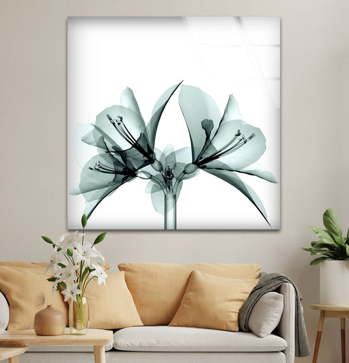 Flower Tempered Glass Wall Art - MyPhotoStation