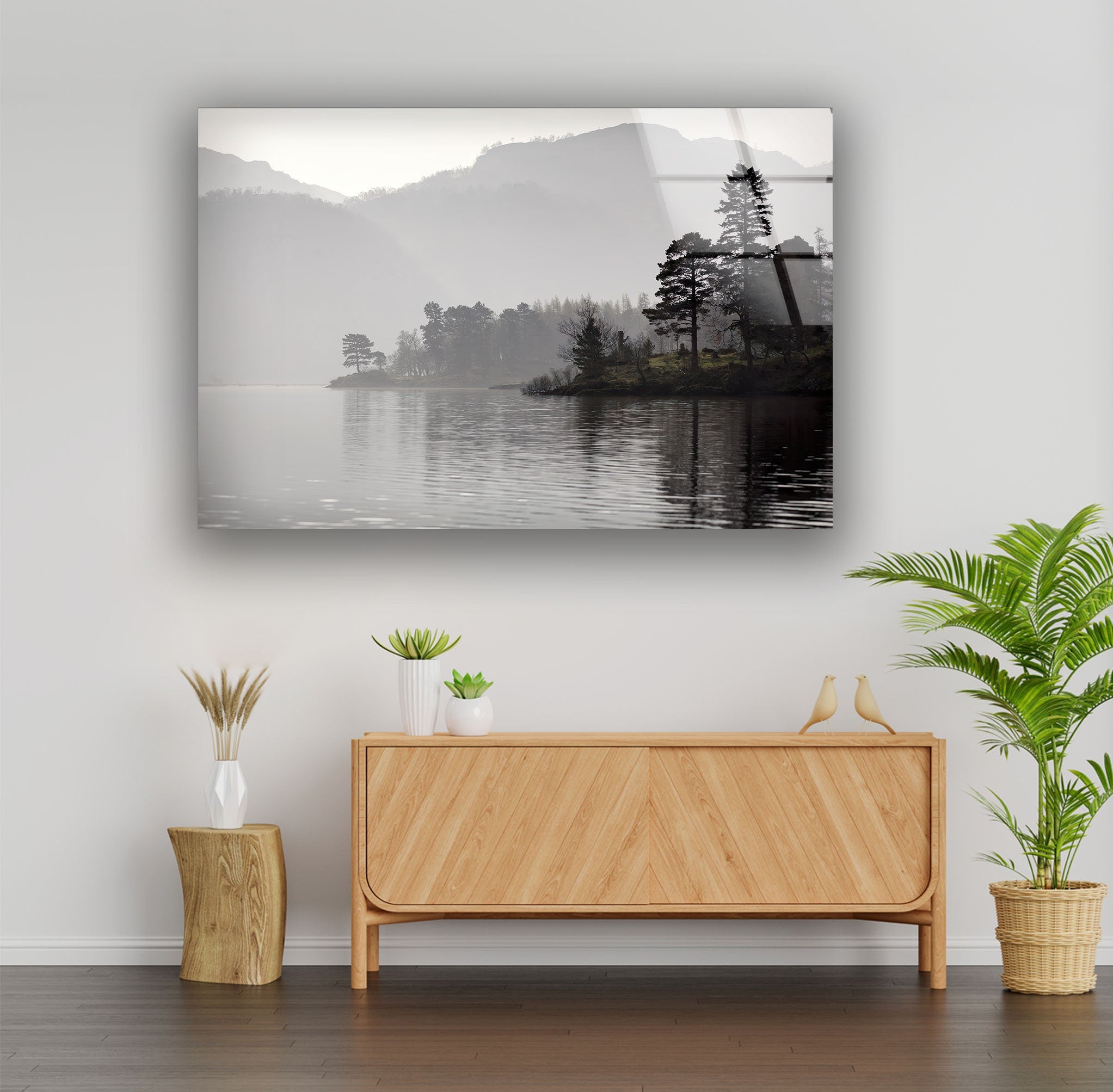 Nature Landscape Tempered Glass Wall Art