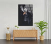 Smoking Joker Tempered Glass Wall Art