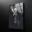 Smoking Joker Tempered Glass Wall Art