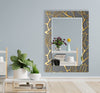 Marble Tempered Glass Wall Mirror