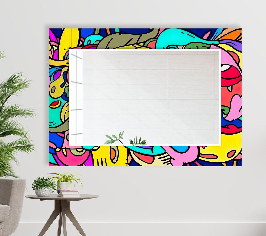 Stained Pop Art Wall Mirror wall mirror
