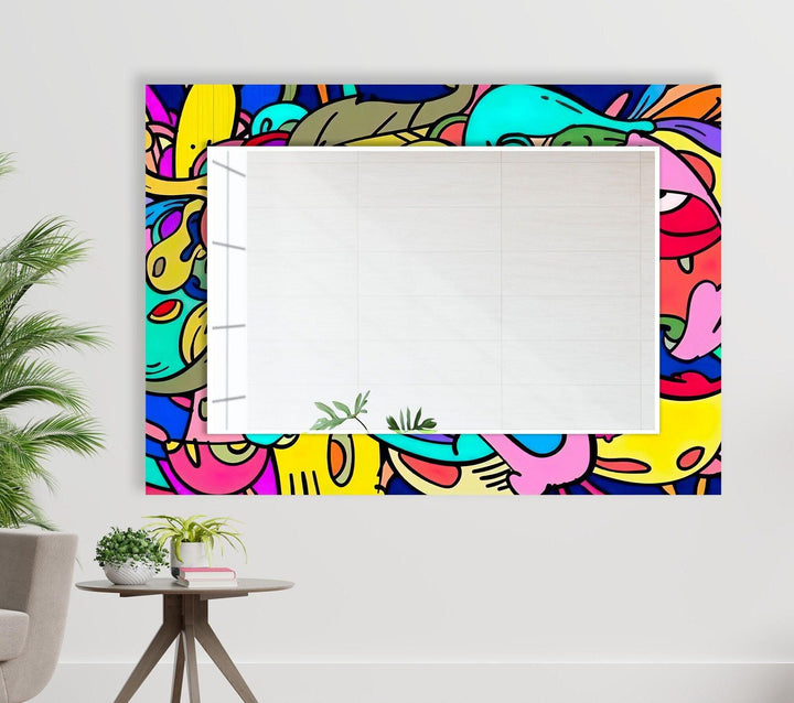 Stained Pop Art Wall Mirror wall mirror
